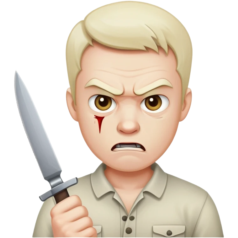 angerfist with kife emoji
