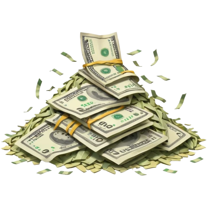 Money consumption management emoji