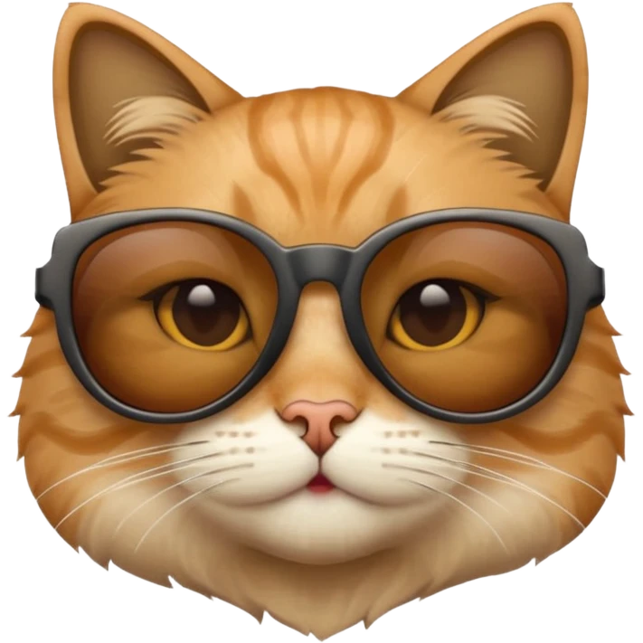 Cat wearing sunglasses emoji