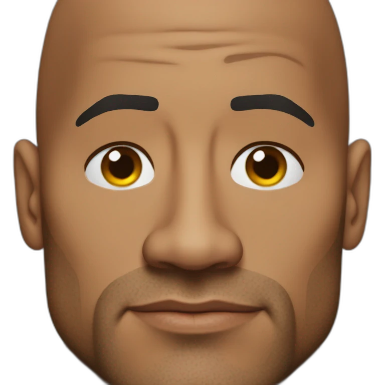 dwayne johnson raised eyebrow emoji