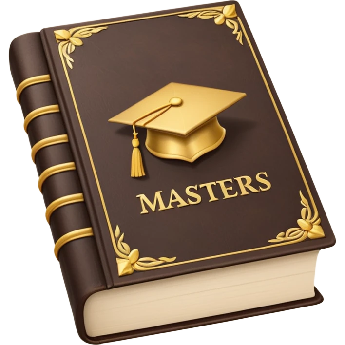 masters degree emoji