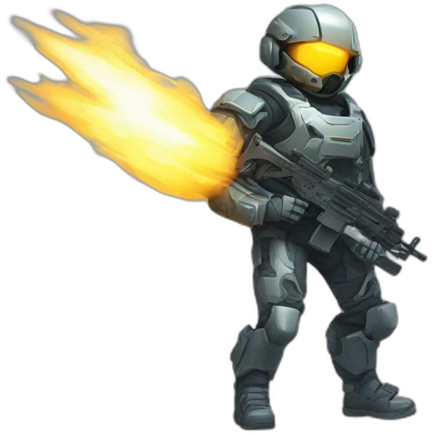 futuristic Phantom squad Infiltration armored pants ghost effect emoji