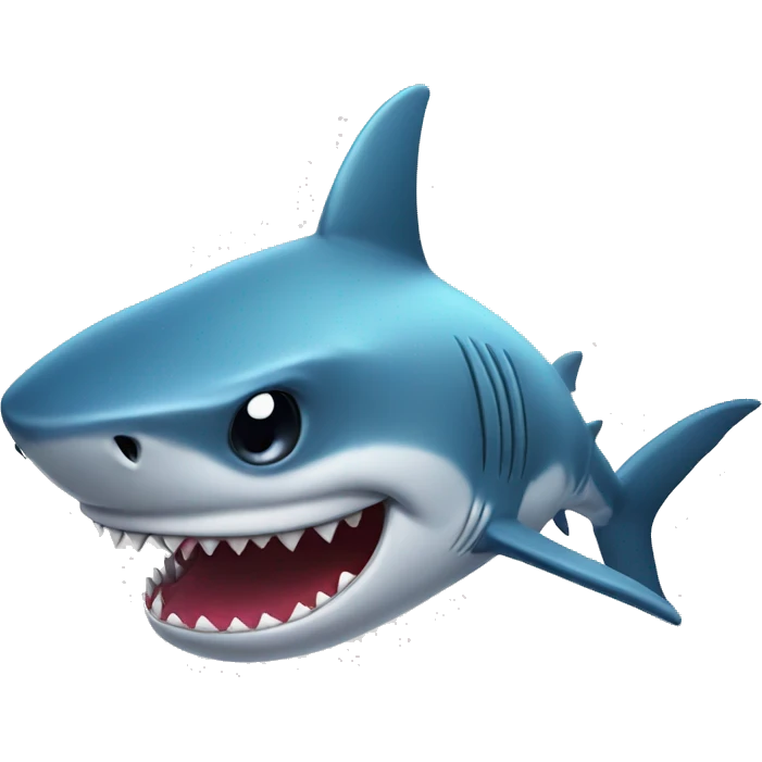 shark with a hat emoji