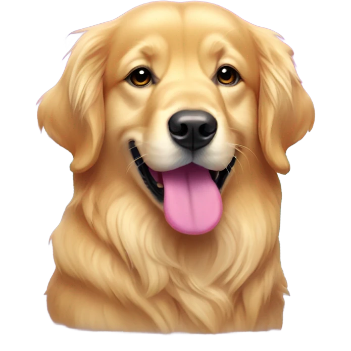 Lisa frank golden retriever  emoji