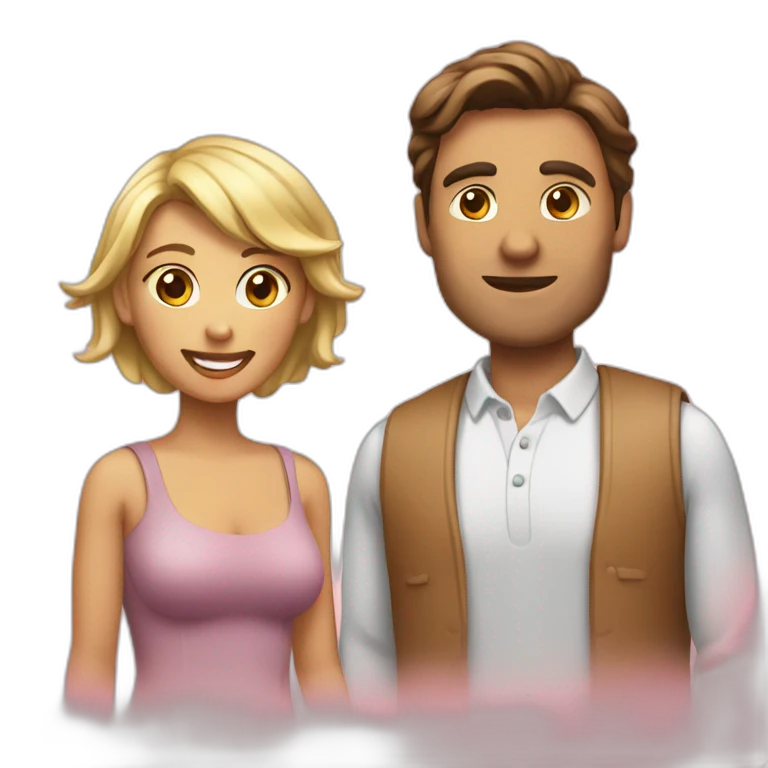 Sex homme et femme emoji