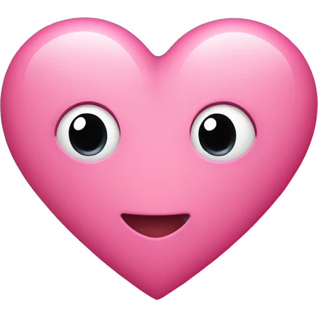 pink love heart emoji