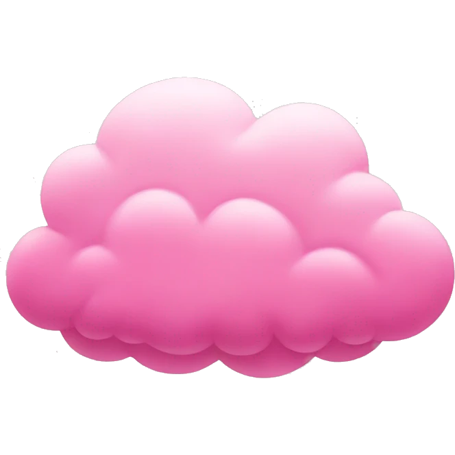 pink cloud emoji