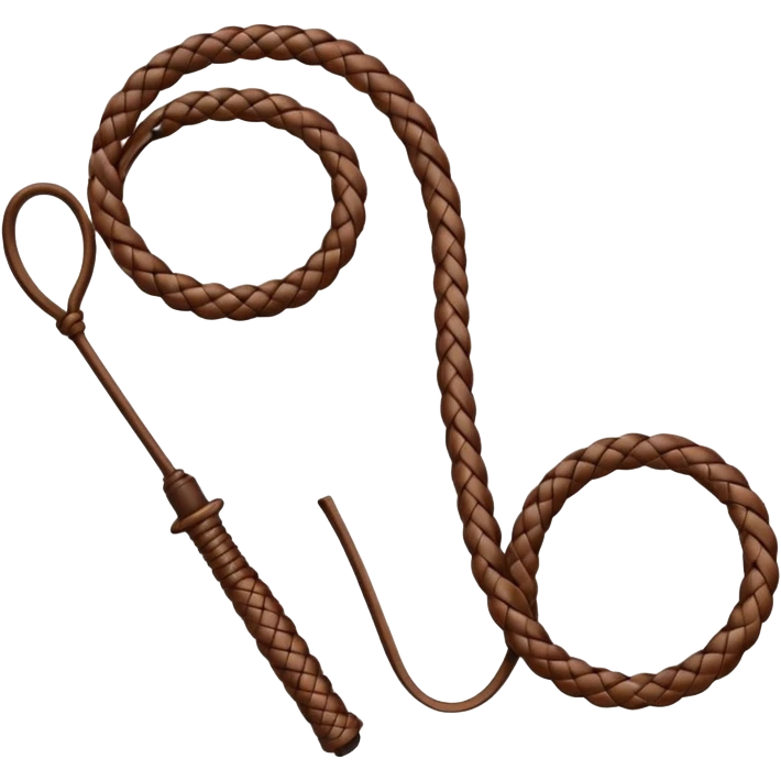 whip with only one strand  emoji