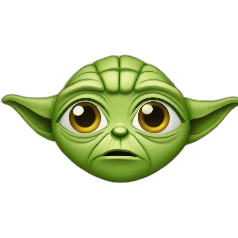 Eye covering yoda emoji