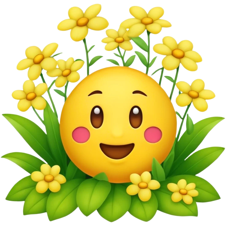 yellow emoji spring emoji