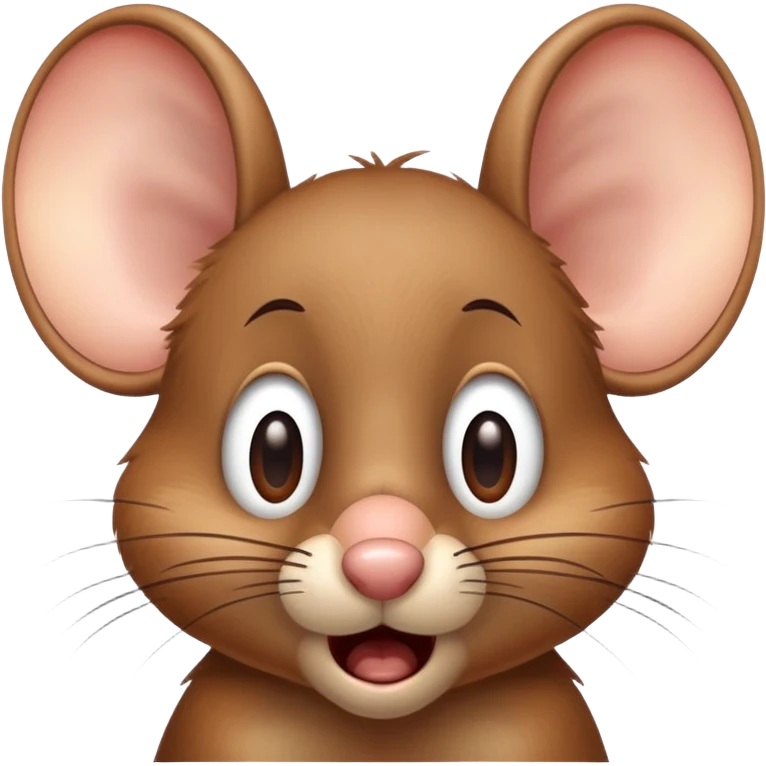 Jerry mouse waking up surprised with shocked expression emoji