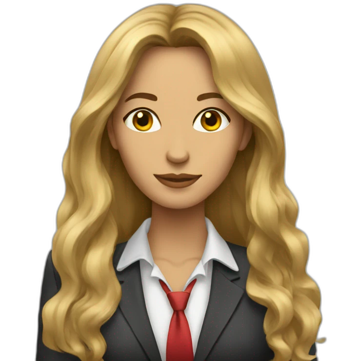 3 long haired boss women emoji