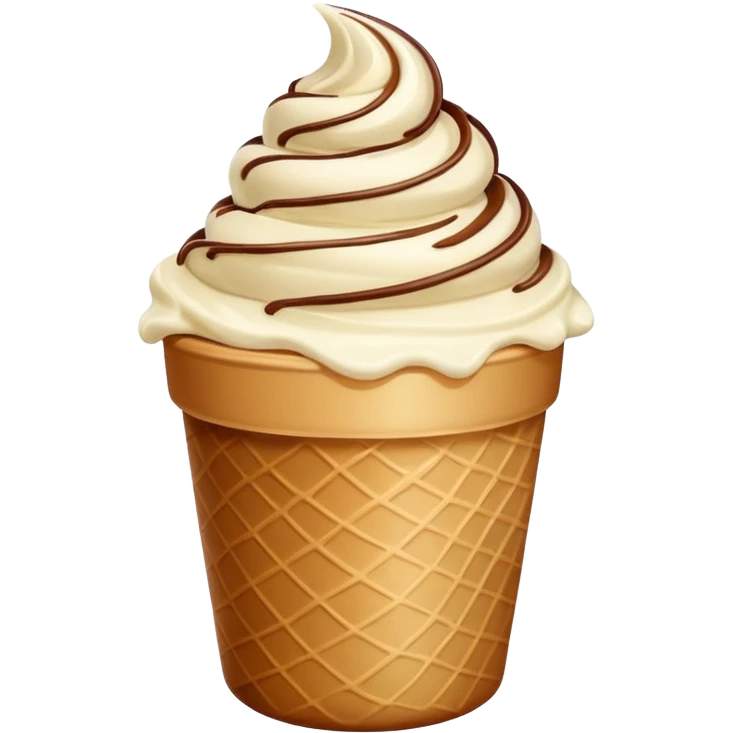 vanilla coffee christmas ice cream emoji