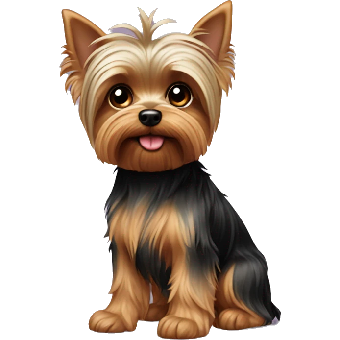 Yorkie dog emoji