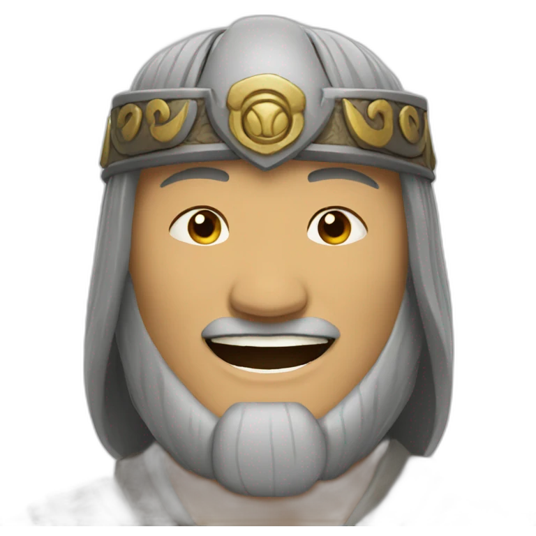 genghis khan smile emoji