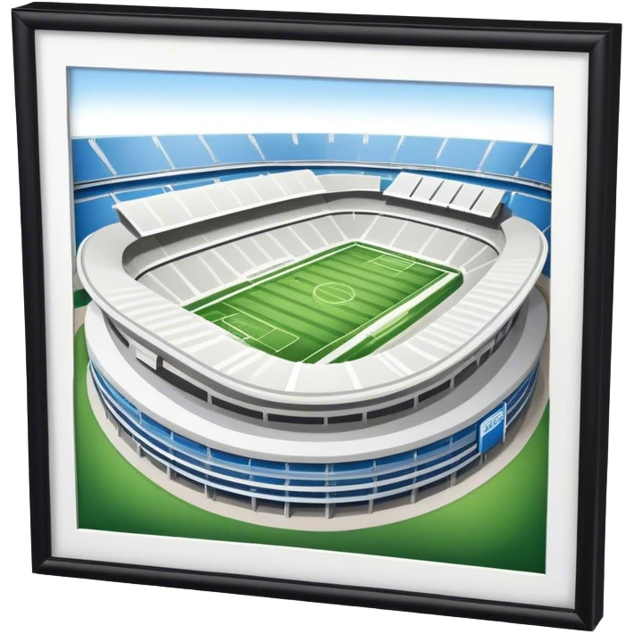 Emoji of a large football stadium,  emoji