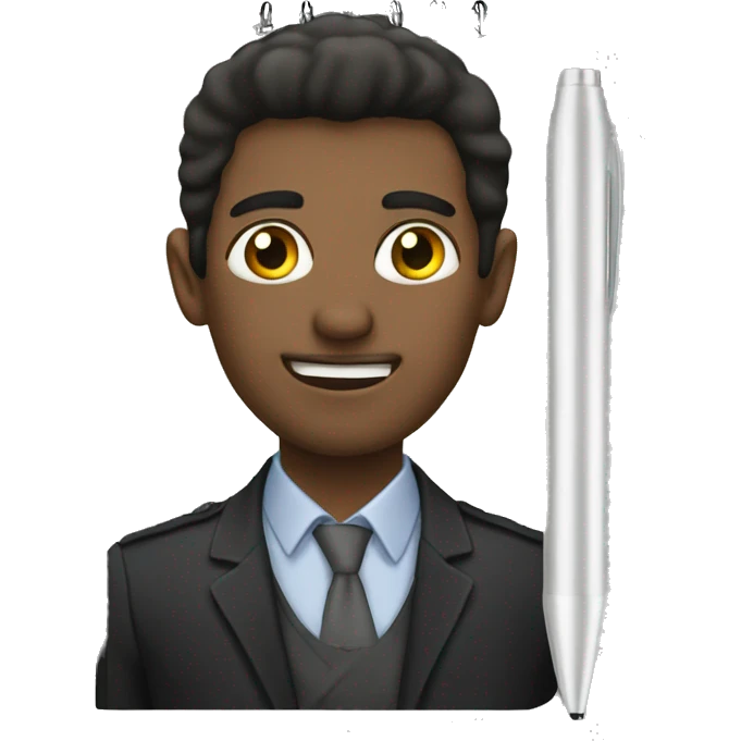 Man notebook emoji