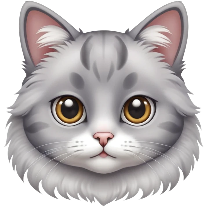 adorable cat with big eyes emoji