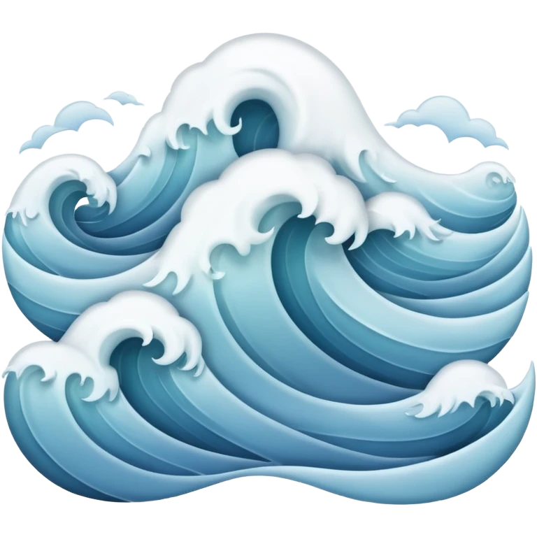 foggy waves emoji