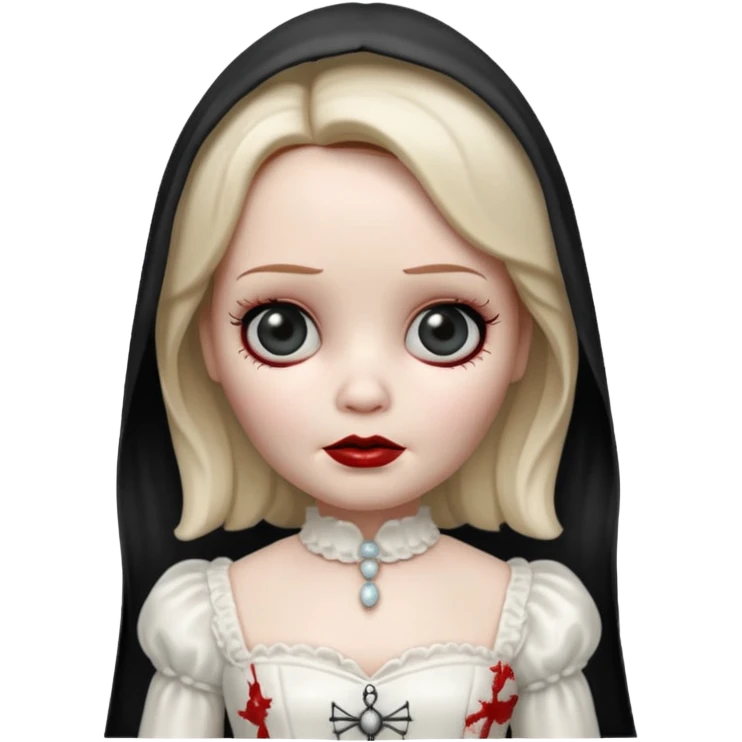 Annabelle doll from The Conjuring movie emoji