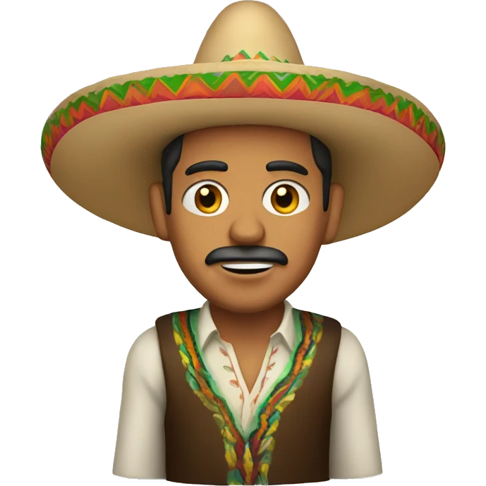 Mexican man in a sombrero emoji