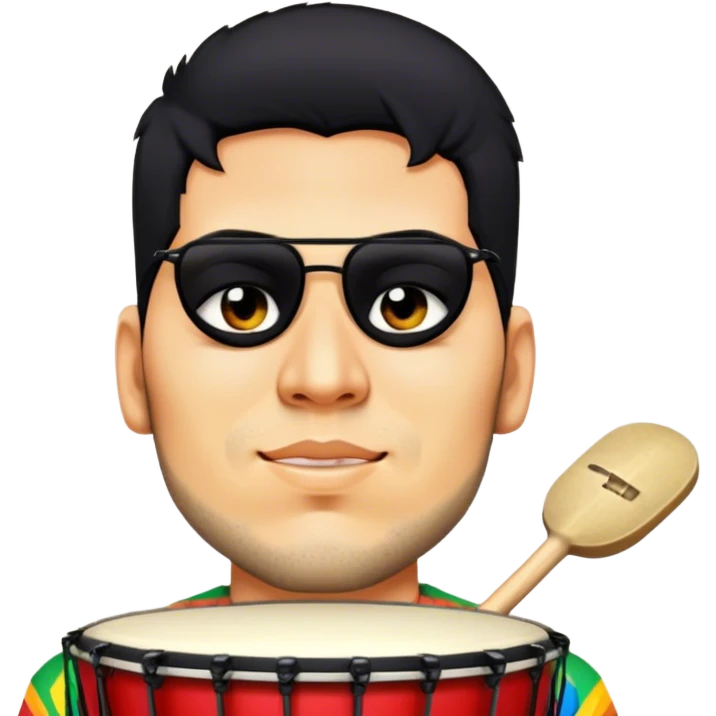 Festive Drummer emoji