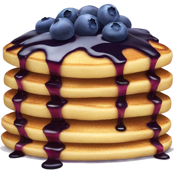 blueberry pancakes  emoji