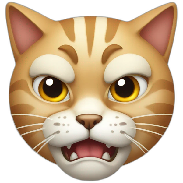 Cat angry emoji