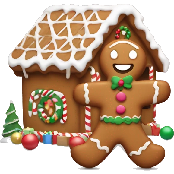 Gingerbread Christmas aesthetic  emoji