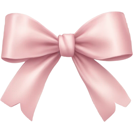 soft pink ribon emoji