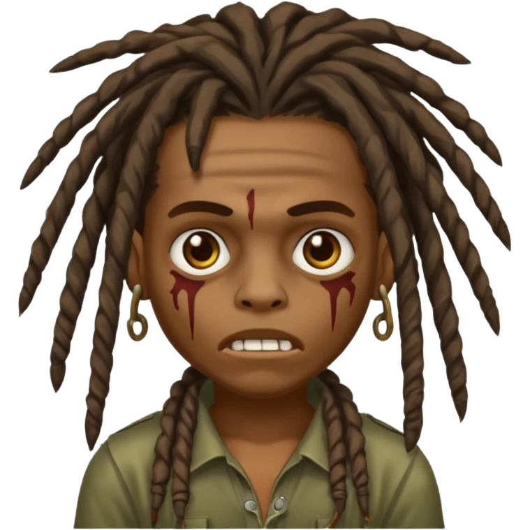 make a brown zumbi boy emoji