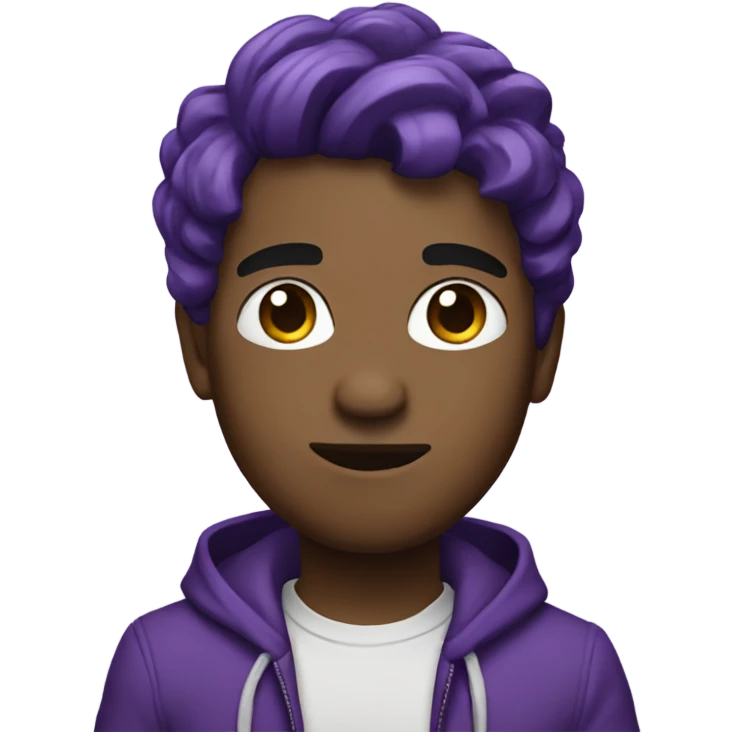 Raybae in purple emoji