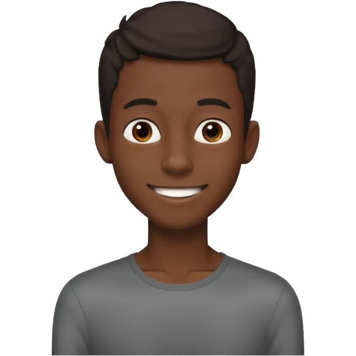 Black boy and that is a tall and skinny emoji