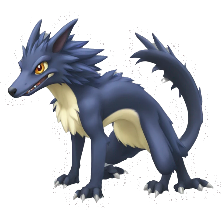  Nargacuga-Lombax-Sergal-Vernid-Fakemon full body emoji