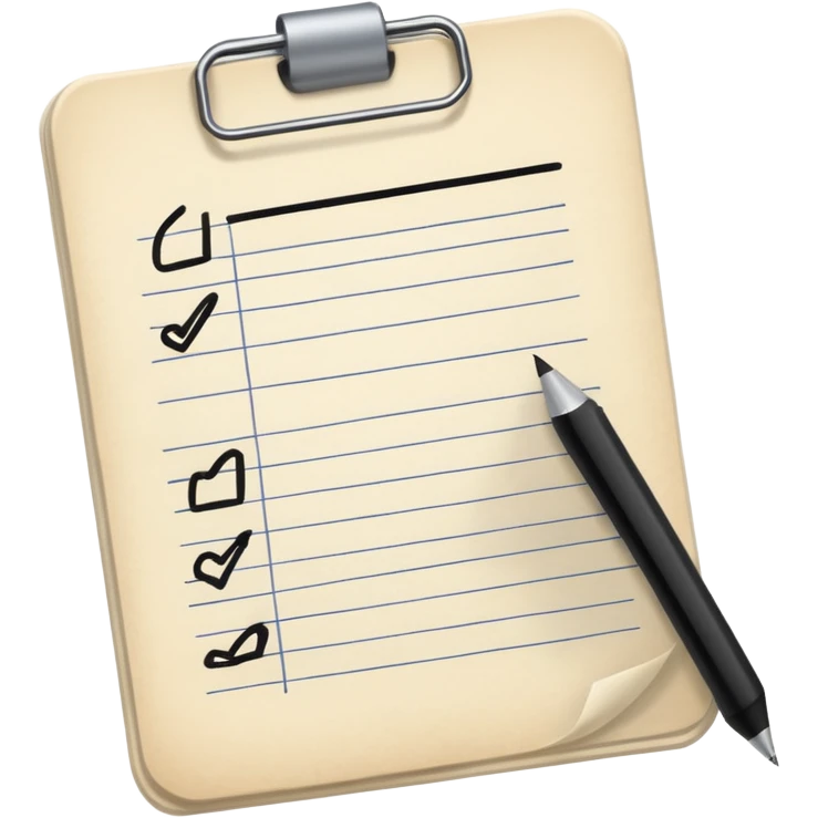 checklist emoji