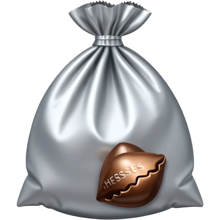 Bag of Hershey’s kisses emoji