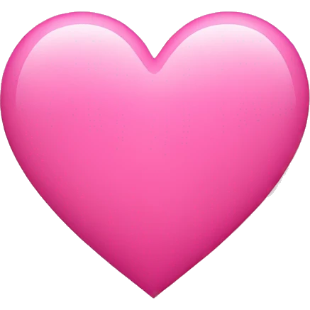 Pink heart emoji