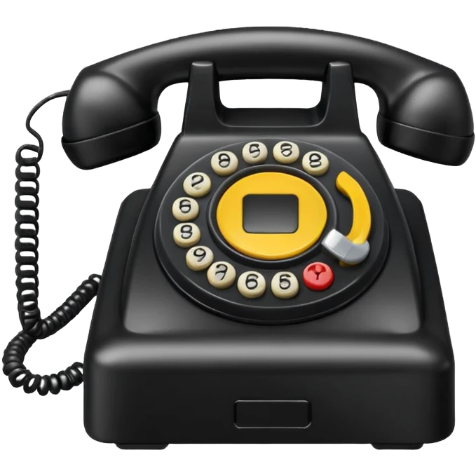 Phone hotline phone emoji