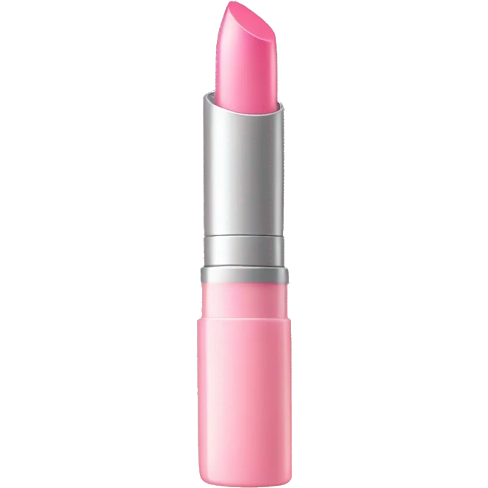 Light Pink sparkly lip gloss tube emoji
