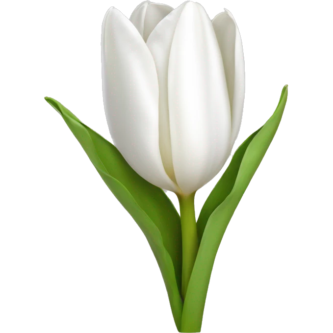 White tulip emoji