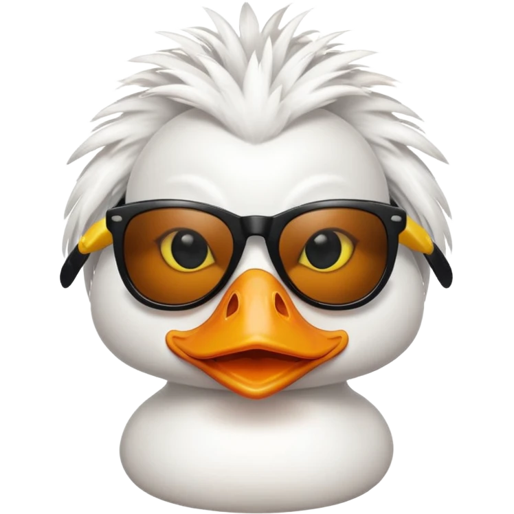 duck with black sun glasses emoji