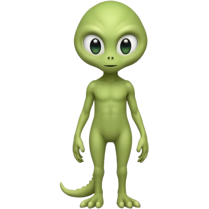 full body cute roughly humanoid peacefull alien furry with 2 legs and eye stalks stands upright and looks intelligent ...wears clothing. not green..looks happy and cudly... doesnt have eyes on face, there is a stalk coming from top of head with a single large eye emoji