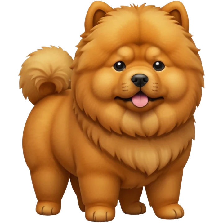 Perro chow chow emoji