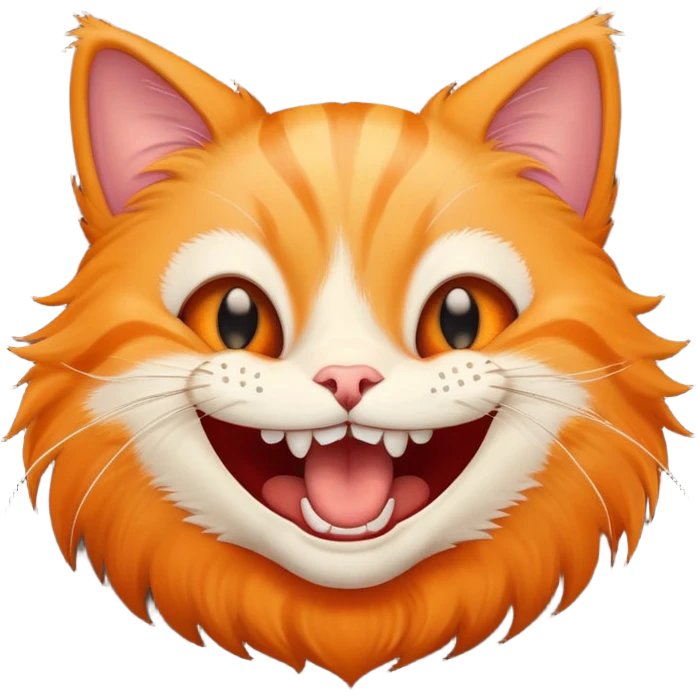 cat laughing face emoji