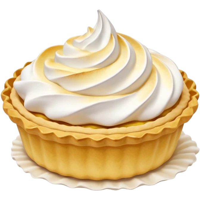 Lemon tartlet with meringue on top emoji