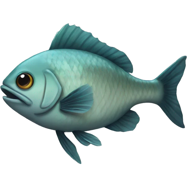 Fish with tall emoji