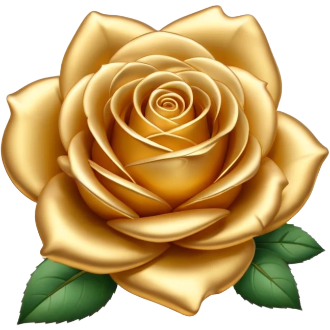 Golden rose emoji