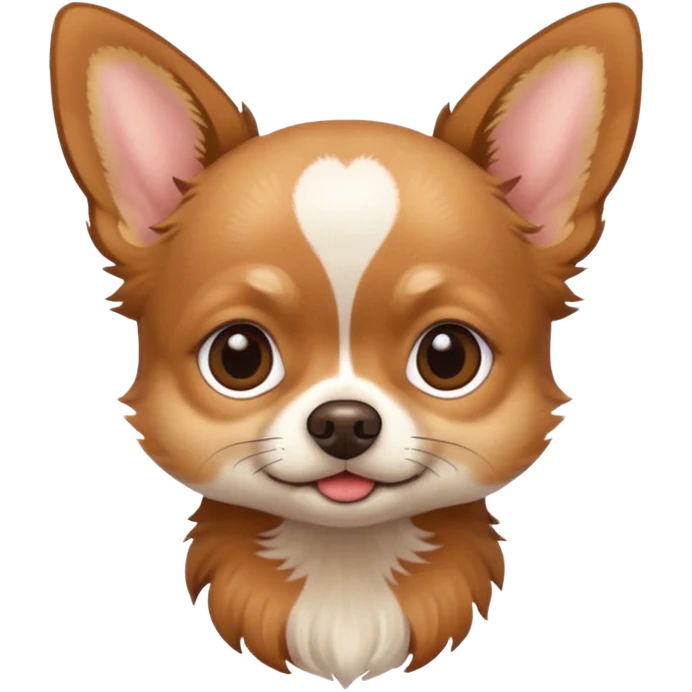 brown fur chihuahua emoji