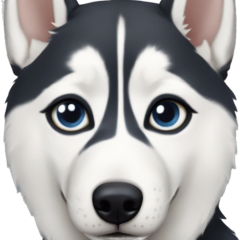 husky with heterochromia emoji