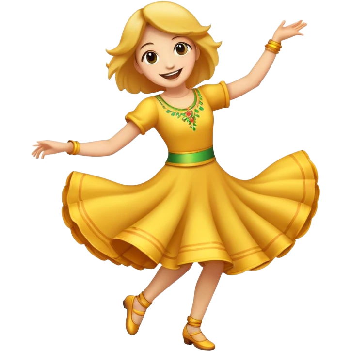Happy dance emoji